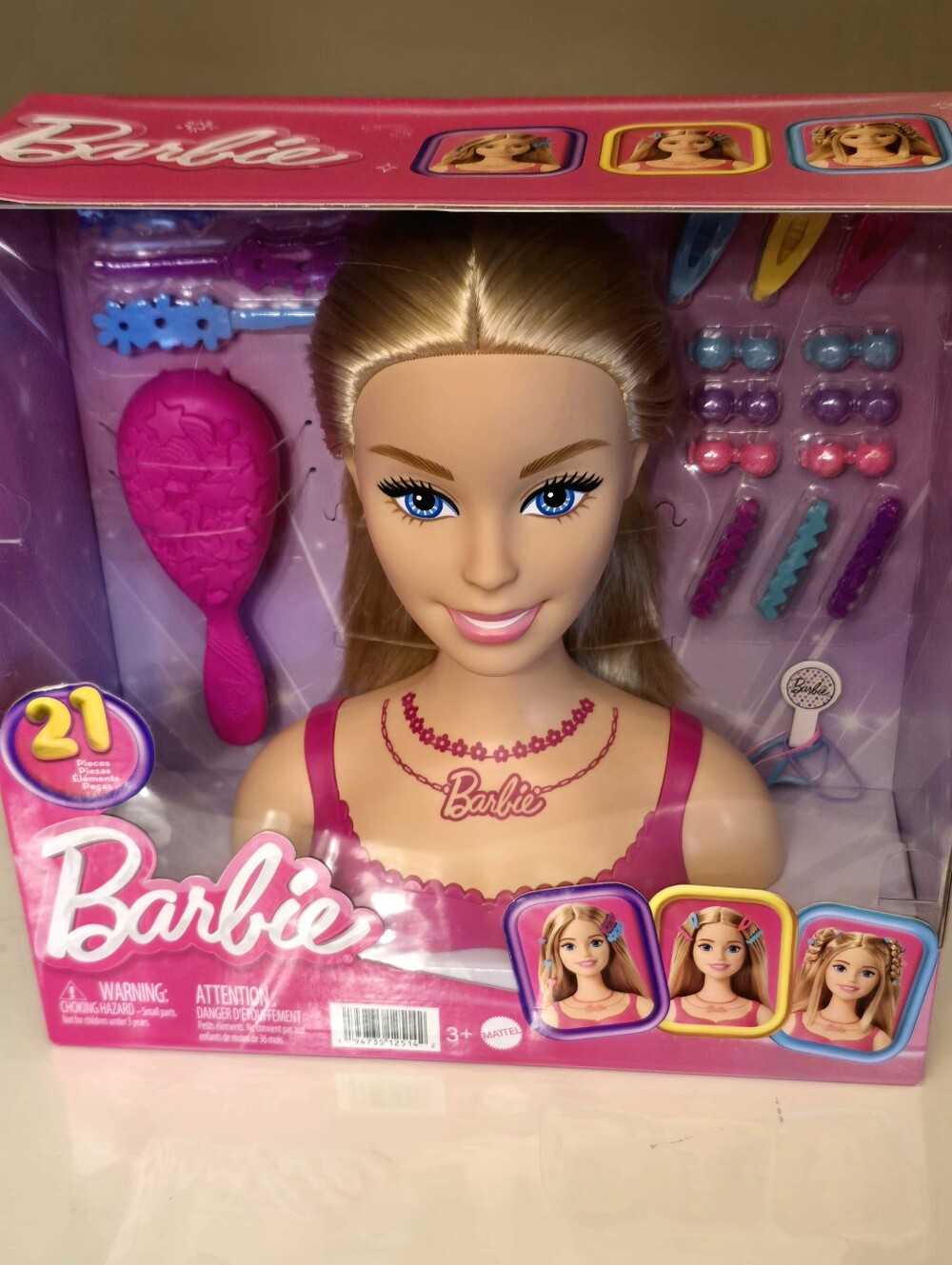 Barbie Styling Head Set (21 Pieces) - Brand New!